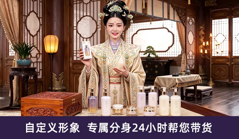 自定义数字人带货